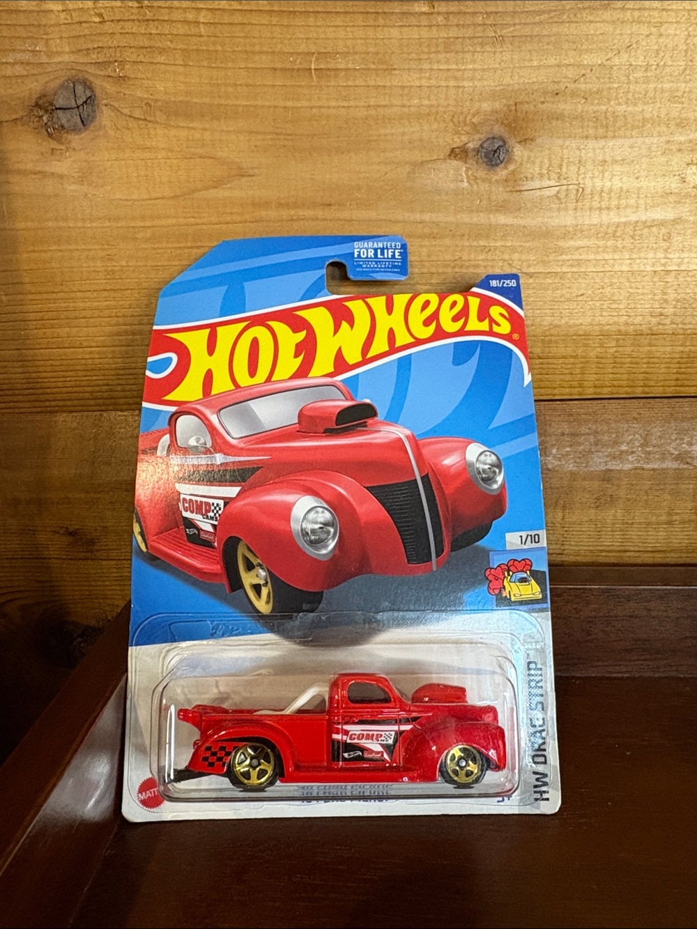 2022 Hot Wheels '40 Ford Pickup, HW Drag Strip (Number 181/250, model HCX61
